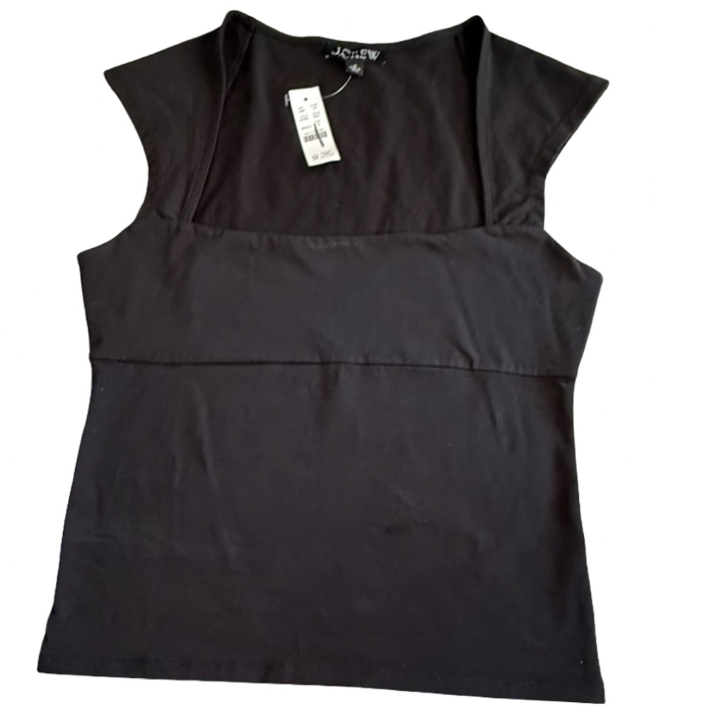 J. Crew Elegant Black Tank Top